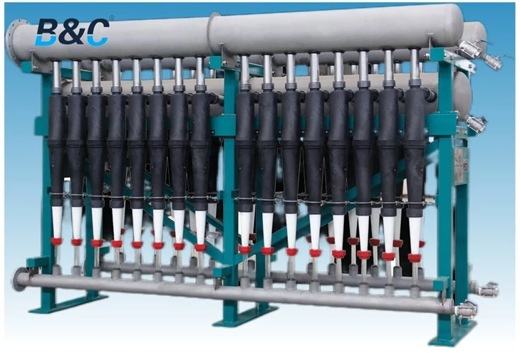 Low Consistency Hydrocyclone Pulp Cleaner For Contaminants Removal